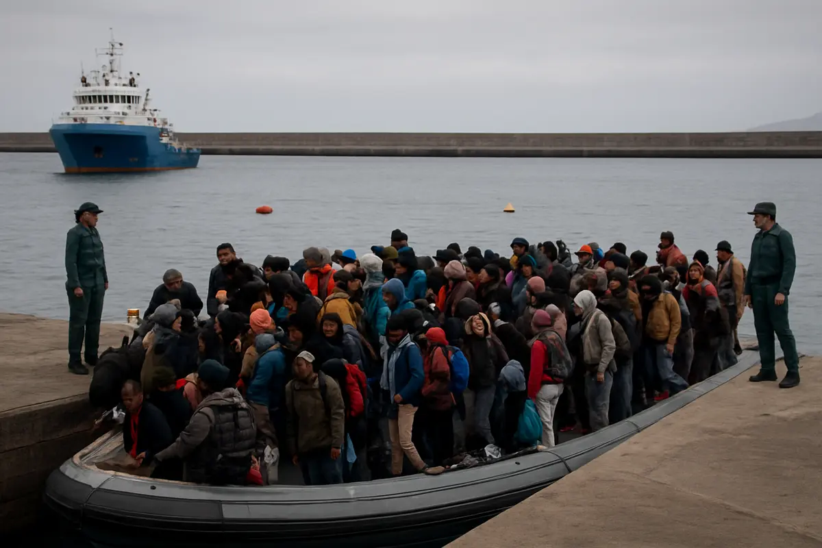 282 personas arriban a Canarias en tres desembarcos Imagen ilustrativa: 282 personas arriban a Canarias en tres desembarcos
