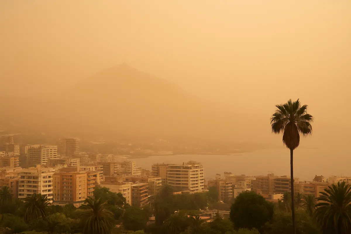 Imagen ilustrativa: La Aemet prevé que la calima remita por la tarde y máximas de 34 ºC