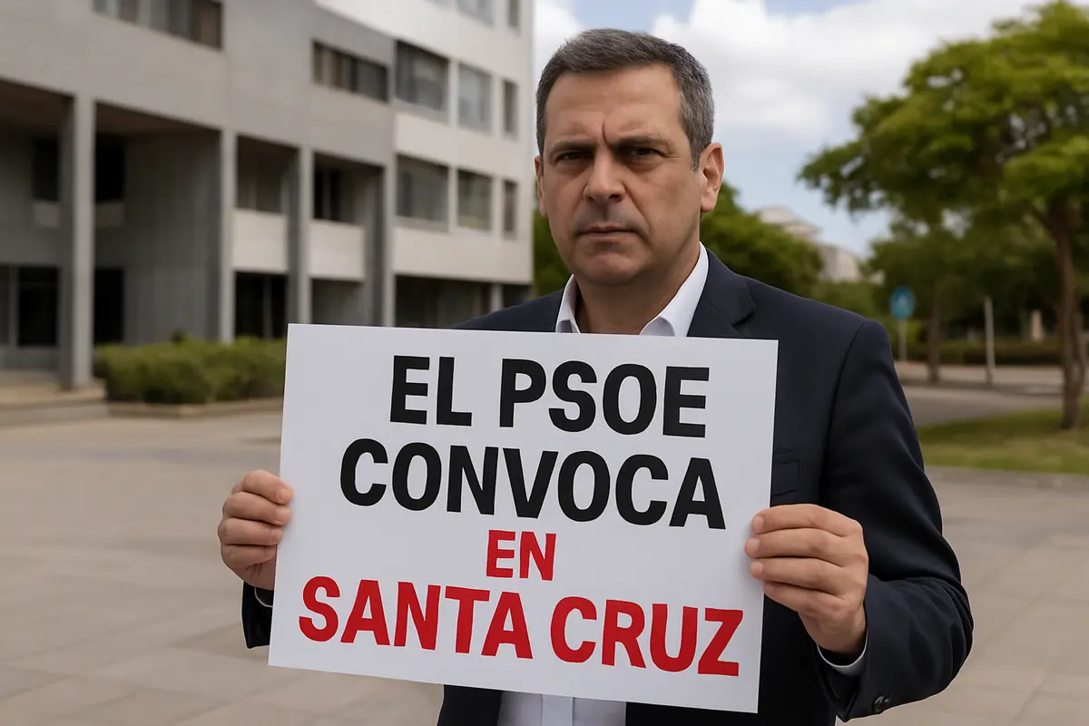 Un dirigente de Coalición Canaria difunde un cartel que culpa al PSOE de una convocatoria en Santa Cruz Imagen ilustrativa: Un dirigente de Coalición Canaria difunde un cartel que culpa al PSOE de una convocatoria en Santa Cruz
