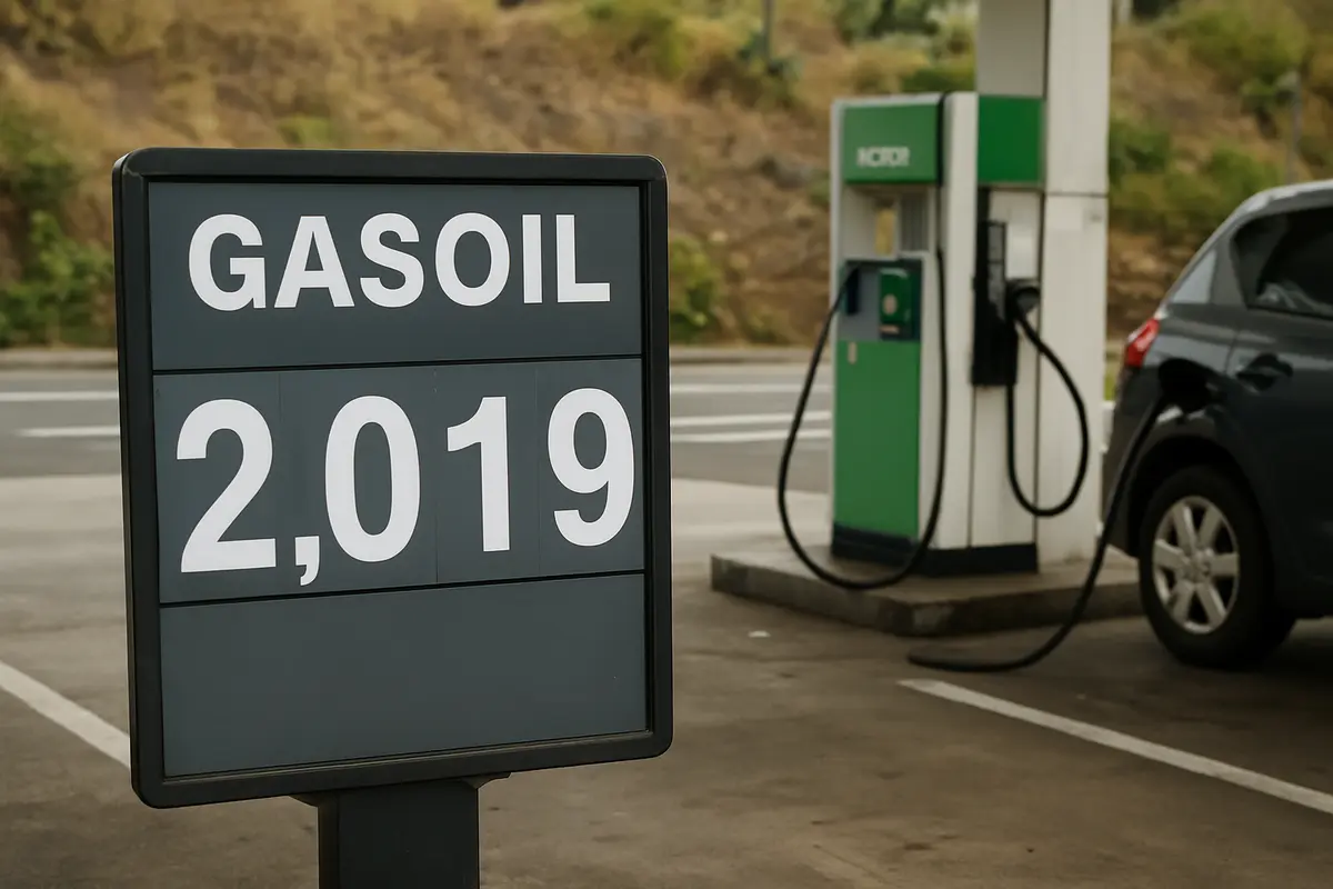 La Palma supera los 2 euros por litro de gasoil Imagen ilustrativa: La Palma supera los 2 euros por litro de gasoil