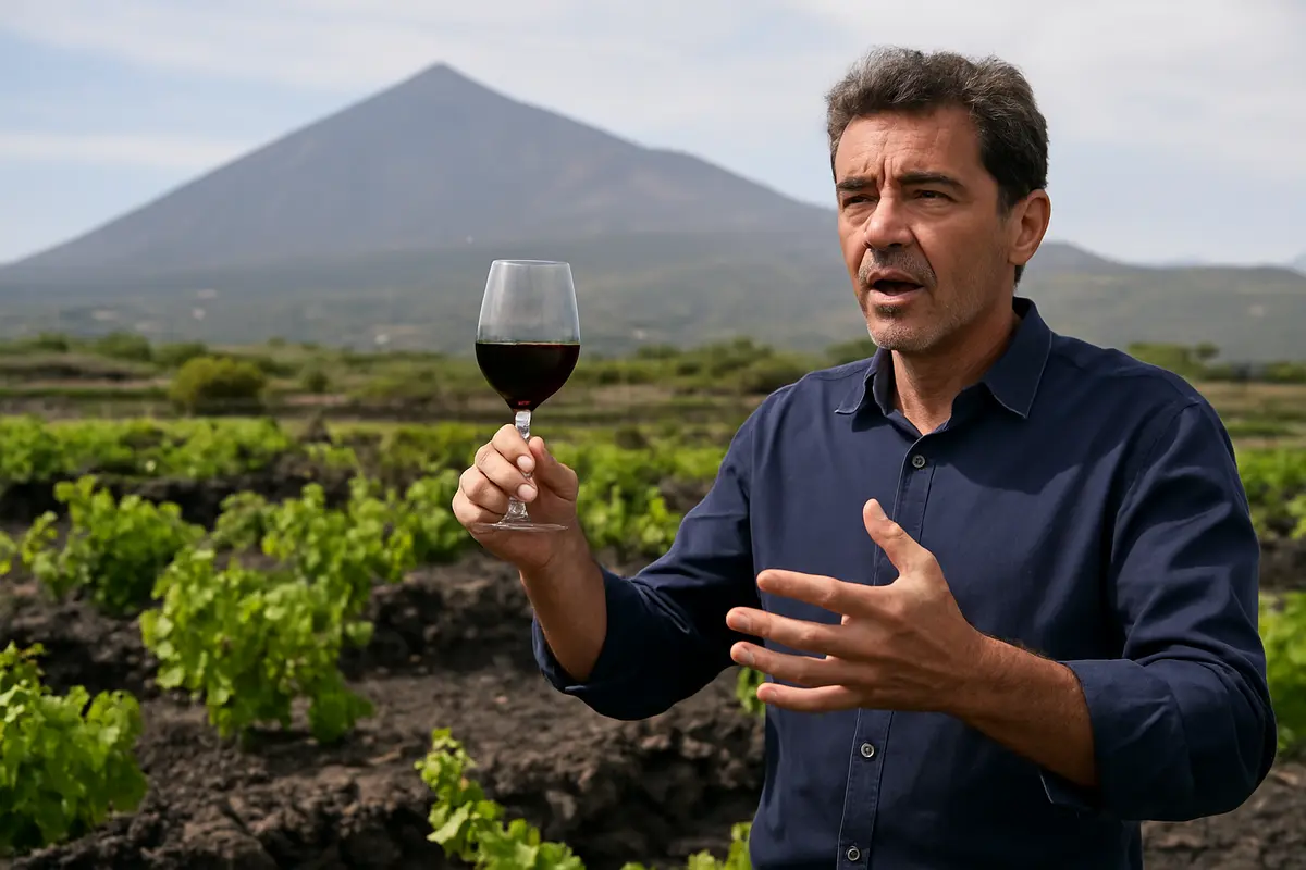 Miguel Ángel Millán explica por qué los vinos de Tenerife "saben a volcán" Imagen ilustrativa: Miguel Ángel Millán explica por qué los vinos de Tenerife "saben a volcán"