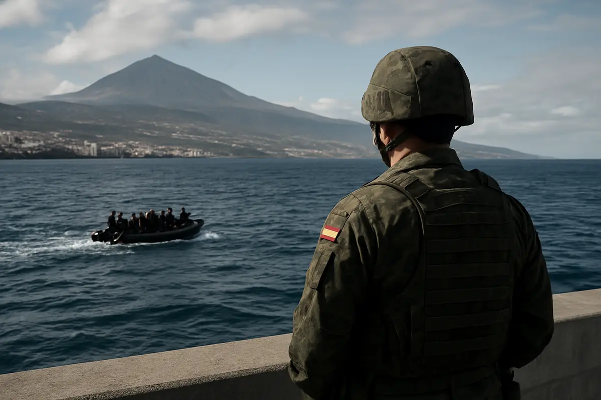 El PP canario propone usar a las Fuerzas Armadas para controlar la inmigración Imagen ilustrativa: El PP canario propone usar a las Fuerzas Armadas para controlar la inmigración